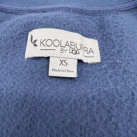 Koolaburra UGG Popcorn Sherpa Cardigan Bijou Blue XS - Picture 2 of 4